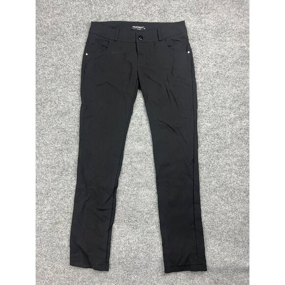 Rinasciemento Pants Women's Medium Black Chino Mid Rise Made in Italy - Picture 1 of 9